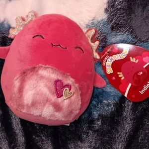 ❤️NWT IndieMae Axolotl Valentines Day 2024 Exclusive Squishmallows